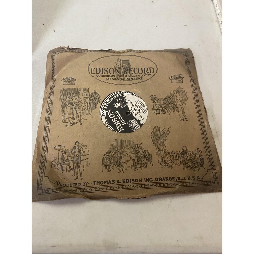 Edison Disc Vinyl Record 51330 ORIGINAL SLEEVE 1924